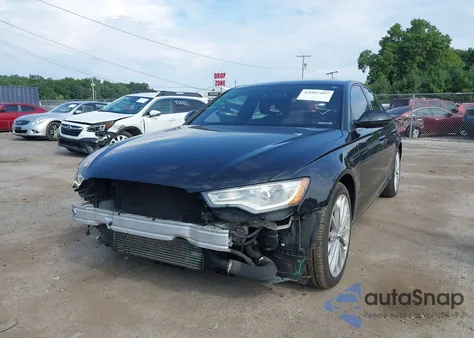 2014 Audi A6 2.0T Premium from USA, damaged, VIN WAUGFAFC7EN032651